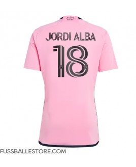 Günstige Inter Miami Jordi Alba #18 Heimtrikot 2024-25 Kurzarm